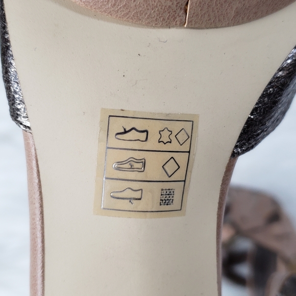 Moda Open Toe Metallic Cage Platform Hee… - Picture 8 of 13